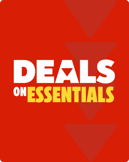 Deals on Essentials. Stock up on household must-haves. Find cleaning supplies, kitchen items and more at great prices.
